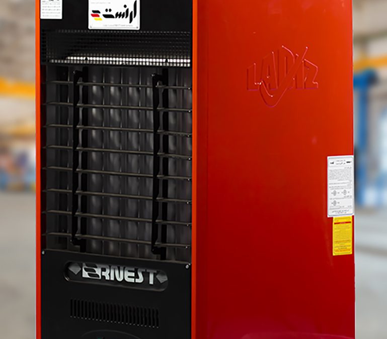 Ernest gas heater, product of Amiran Steel factory, photo used on Amiran Steel home appliances website, amiransteel.com
