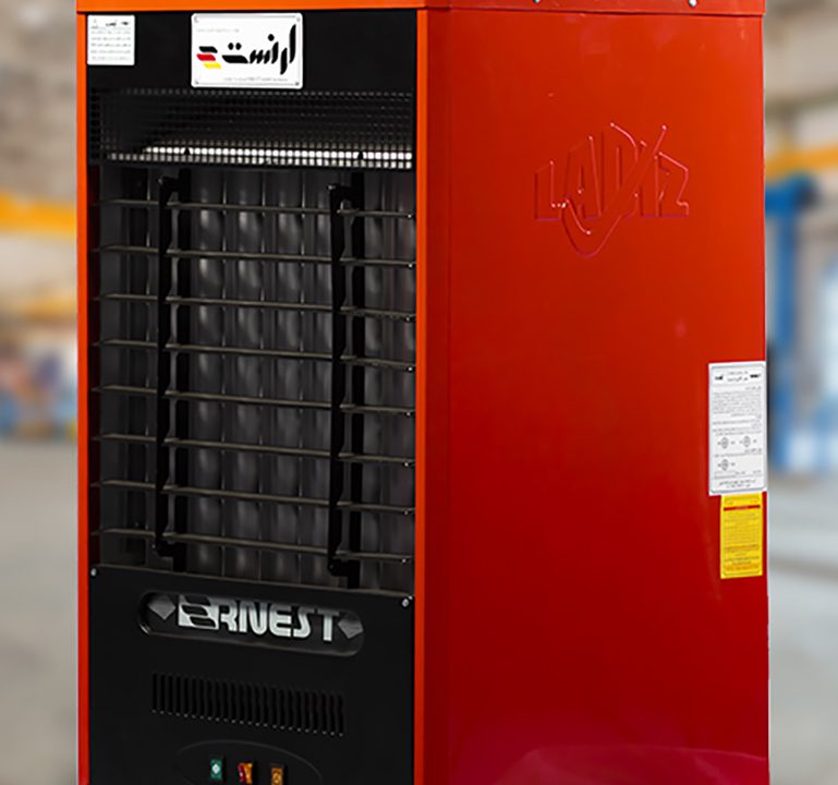 Ernest gas heater, product of Amiran Steel factory, photo used on Amiran Steel home appliances website, amiransteel.com
